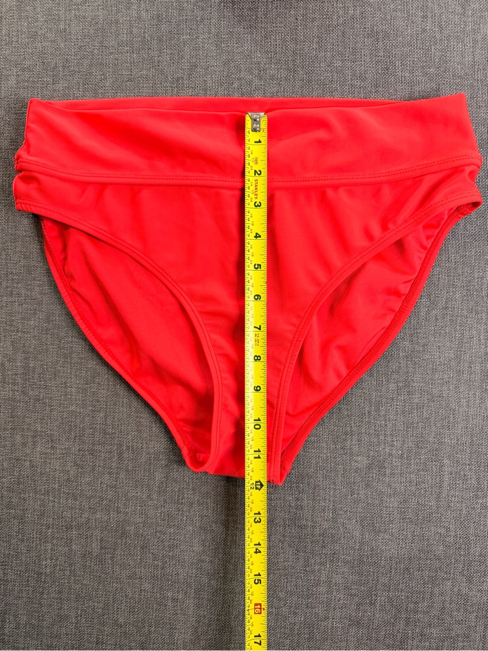 High-Waist Bikini Bottoms — Red and Brown set of 2 High Rise - Picture 2 of 11